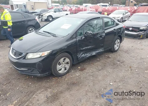 2014 Honda Civic Lx из США, поврежденный, VIN 2HGFB2F58EH532636